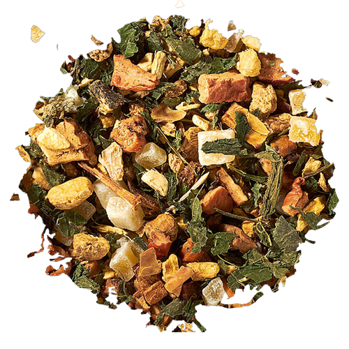 Mango en gember kruiden thee